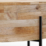 Rayburn Drum Coffee Table - Natural