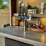 KoKoMo Outdoor Kitchen Pavilion – 20'x20' Luxury BBQ Island with 70" TV, Bar, Grill, Kegerator & More