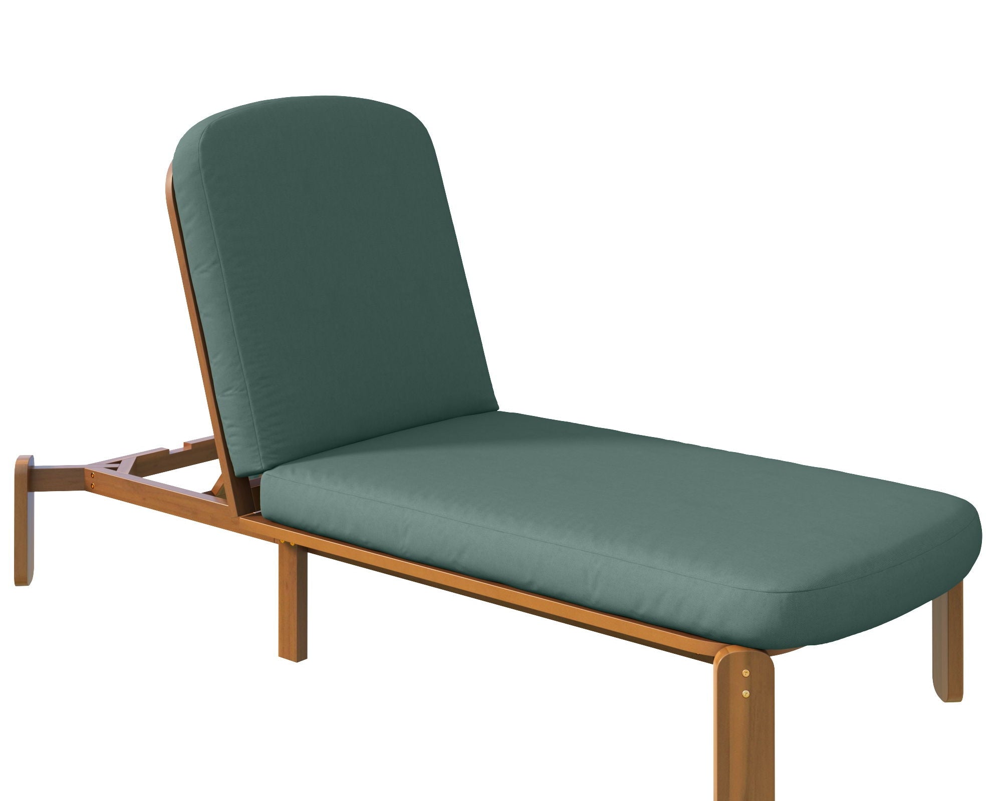 Outdoor Chaise Lounge With Adjustable Backrest