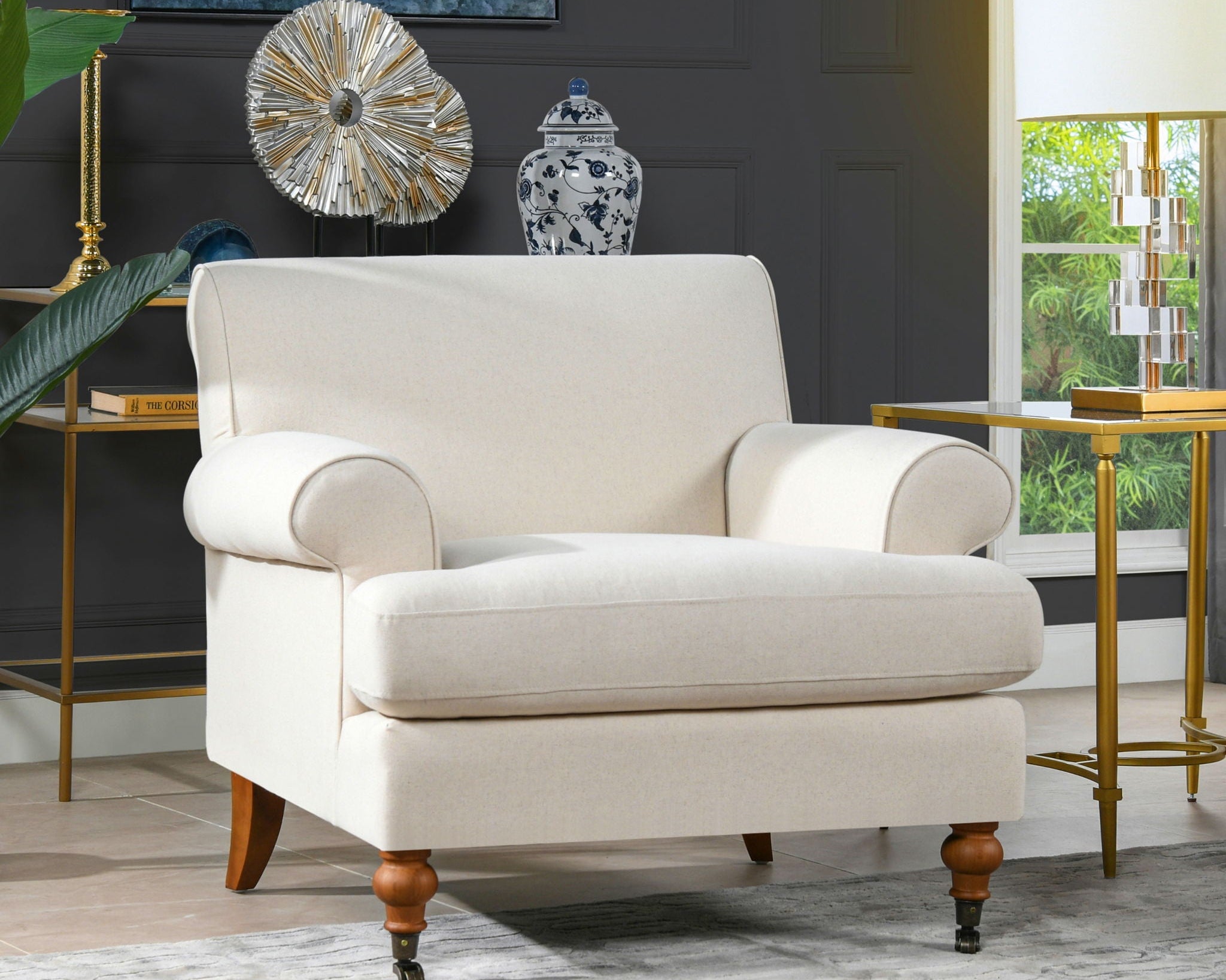 Alana Lawson - Accent Arm Chair Casters