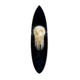 Solid Gold Heart Moon Surfboard