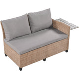 TOMAX 5-Piece Outdoor Patio Rattan Sofa Set