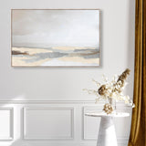 Interstellar Sands I - With Impasto and Silver Leaf