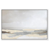 Interstellar Sands I - With Impasto and Silver Leaf