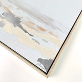 Interstellar Sands I - With Impasto and Silver Leaf