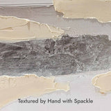 Interstellar Sands I - With Impasto and Silver Leaf