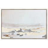 Interstellar Sands II - With Impasto and Silver Leaf