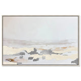 Interstellar Sands II - With Impasto and Silver Leaf