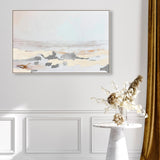 Interstellar Sands II - With Impasto and Silver Leaf