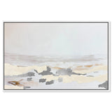 Interstellar Sands II - With Impasto and Silver Leaf