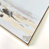 Interstellar Sands II - With Impasto and Silver Leaf