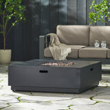 39'' Square Iron Fire Pit - 50,000 BTU