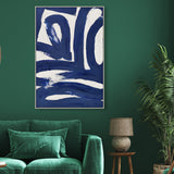 Blue 4 - With Impasto Paint Texture