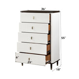 Carena - 5 Piece Bedroom Set (Eastern King Bed, Dresser, Chest, Mirror, Nightstand)
