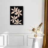 Dark Dahlia II - Sculptural 3D Wall Decor