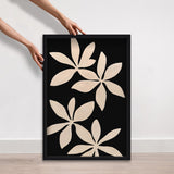 Dark Dahlia II - Sculptural 3D Wall Decor