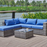 Patio Sofa With Cushions