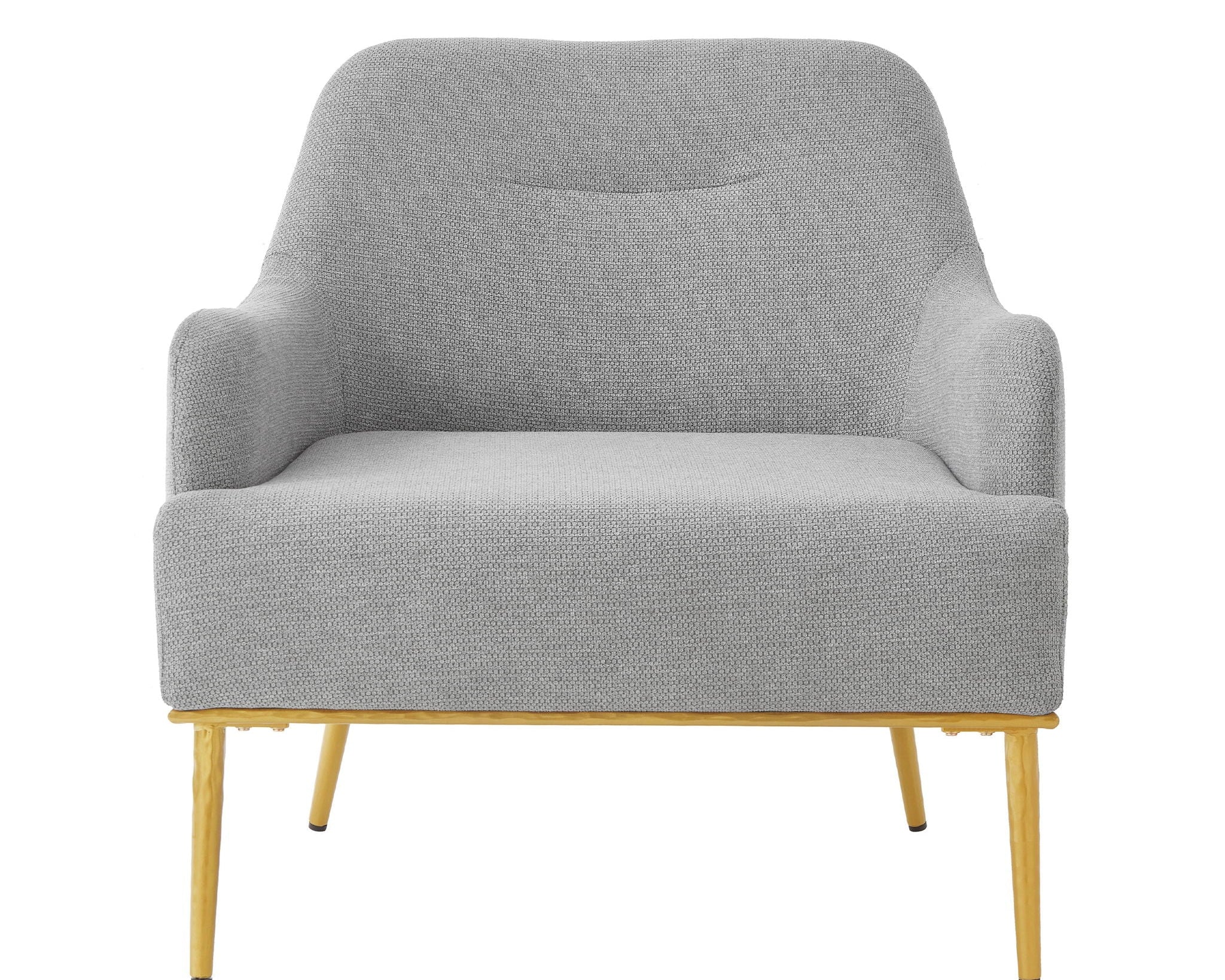 Modern Elegance Accent Chair With Curved Backrest