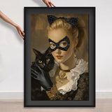 Cat Hero Lady - With Glitter