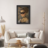 Bat Hero Lady - With Glitter