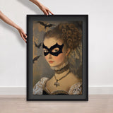 Bat Hero Lady - With Glitter