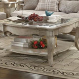 Chelmsford - Clear Glass Coffee Table - Taupe
