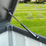 120 Gallon Outdoor Storage Deck Box Waterproof