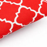 2 Pack Outdoor Throw Pillows, Waterproof & Fade-Resistant Patio Cushions (18x18 Inch, Plaid Red)