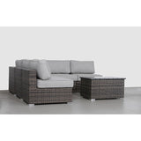 Stylish Entertainment Sectional Set, Outdoor Living