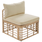 7 Pieces Outdoor Patio Furniture, All-Weather Rattan Sectional Sofa Set