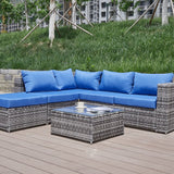 Patio Sofa With Cushions