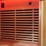 Blisspod I Vienna RED I All-In-One - Full Spectrum + Red Light Therapy I Indoor Corner Premium Sauna I 4-5 Person