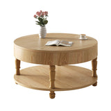 Coffee Table with Dual Storage for Living Room