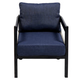 U_Style Multi-person Outdoor Iron Sofa Set with Table
