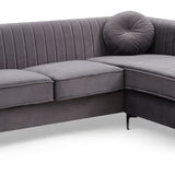 Delray - Micro Suede Sofa Chaise