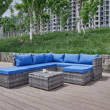 Patio Sofa With Cushions