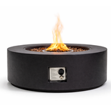 40' Round Outdoor Propane Fire Pit Table