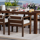 TREXM 7-Piece Patio Dining Table Set for 6