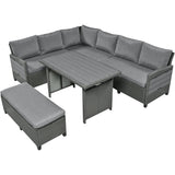 Tomax 5-Piece Outdoor Patio Rattan Sofa Set