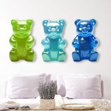 Coastal Gummy Bear Trio | Acrylic Silhouettes