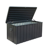 120 Gallon Outdoor Storage Deck Box Waterproof, Large Patio Storage Bin