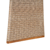Outdoor Acacia Wood Dining Table, Teak Finish