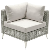 K&K 7-Piece Wicker Patio Furniture Set