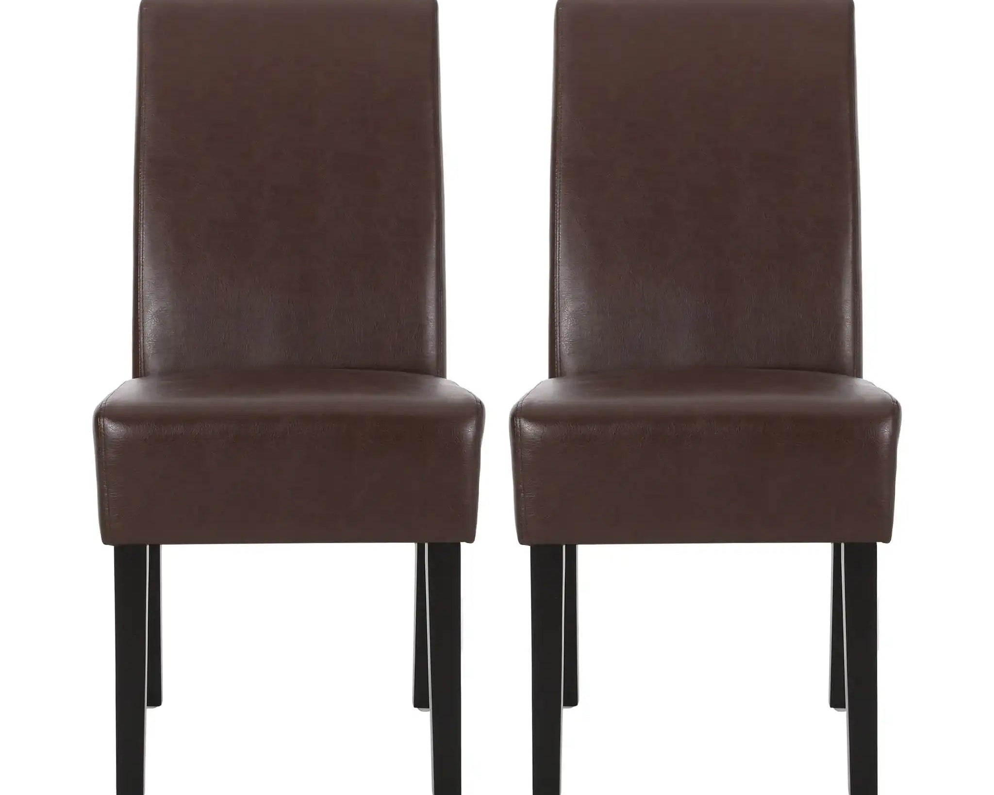 Contemporary Dining Chair With Rubberwood Legs (Set of 2)