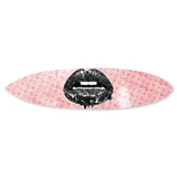 Noir and Blush Lips Surfboard