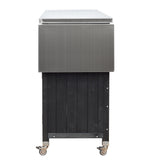 Foldable Outdoor Kitchen Island Patio Mobile Kitchen Cart