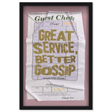 Great Service Check | Limited Edition