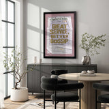 Great Service Check | Limited Edition