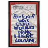 Bartender Check | Limited Edition