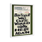 Bartender II Check Please | Limited Edition
